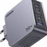 Ugreen Nexode Pro 160W fali töltő, GaN, USB + 3x USB-C (szürke) - UGREEN fotó
