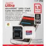 SanDisk Ultra 1, 5 TB MicroSDXC UHS-I Class 10 memóriakártya fotó