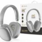 Devia EarBass Pro2 ANC Bluetooth sztereó fejhallgató beépített mikrofonnal - ezüst fotó