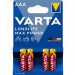 VARTA Longlife Max Power Alkáli tartós Mikro Elem AAA B4 - Varta fotó