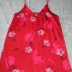 virágmintás selyem hálóing 46 - 48-s h: 95 cm mb: 121 cm fotó