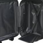 vidaXL Összecsukható Kemény Héjú Bőrönd 24'' Rózsaszín Arany 43x27x66 cm ABS fotó