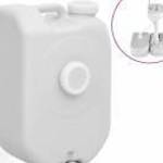 vidaXL szürke hordozható víztartály adapterrel 24 l fotó