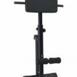 vidaXL Hyperextension Pad 120 kg Összecsukható és állítható acél fotó