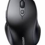 UGREEN 90395 Ergonomikus vezeték nélküli egér (fekete) fotó