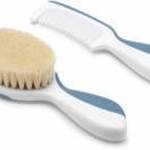Nuvita fésű és hajkefe - Powder blue - 1137 fotó