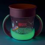 Bájos itató pohár Mini Magic NUK Cup Night 160 ml pink fotó