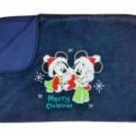 Disney Mickey és Minnie pamut-wellsoft takaró Karácsony (70x90) - Andrea Kft. fotó