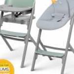 KINDERKRAFT SELECT Szett etetőszék Livy Olive Green + pihenőszék Calmee, Premium fotó
