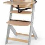 KINDERKRAFT Etetőszék Enock Grey wooden, Premium fotó