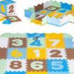 Okos habos matrica puzzle játszótér, gyerekek alátéte. fotó