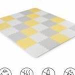 KINDERKRAFT Habos puzzle alátét Luno 150 x 180 cm Sárga, 30 db fotó