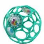 OBALL Játék RATTLE 10cm dark turquoise 0hó+ fotó