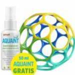 OBALL Játék Oball™ Classic 10 cm kék/zöld 0hó+AQUAINT 50 ml fotó