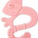 CHICCO Szilikon rágóka Super Soft Chameleon rózsaszín 2h+ fotó