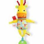 BRIGHT STARTS Játék dallamokkal C-karikán Pull, Play & Boogie™ zsiráf 0hó+ fotó