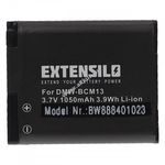 Helyettesítő EXTENSILO akku típus DMW-BCM13, Panasonic Lumix DMC-TS6 1050mAh fotó