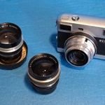 Werra fényképezőgép + 3 db objektív és bőrtok - GYŰJTŐK FIGYELEM! fotó