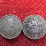 FERENC JÓZSEF MILLENNIUMI és JUBILEUMI 1 KORONA 1896KB, 1908vjn EZÜST: 10g PÁRBAN ELADÓ ! nsz+ fotó