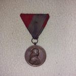 A magyar felvidék felszabadulásának emlékére 1938, vörös-kék selyem szalagjával fotó