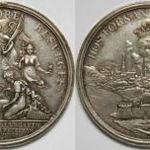 Hungary Leopold I AR Medal on the liberation of Buda 1686 fotó