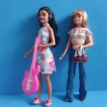 MATTEL TINI BARBIE BABÁK FEKETE és SZŐKE HAJJAL / SZETT fotó