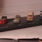 Cararama, 1/72, vitrinben, VW négyes szett díszdoboz fotó