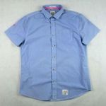 EREDETI SUPERDRY (XL / 2XL) ELEGÁNS *EXCLUSIVE* RÖVID UJJÚ FÉRFI *MINŐSÉGI* VILÁGOSKÉK ING fotó