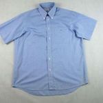 EREDETI LACOSTE (L / XL) ELEGÁNS *NAGYON EXTRA* RÖVID UJJÚ FÉRFI *MINŐSÉGI* VILÁGOSKÉK ING fotó