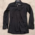 Férfi S-es 37-38-as fekete , hosszú újjú, pamut ing, Slim fit, tökéletes állapotban. fotó