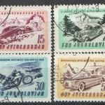 1953. Jugoszlávia - Nemzetközi motor versenyek, sor fotó