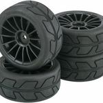 Reely 1: 10 Közúti modell Komplett kerék Speed 15 küllős Fekete 4 db fotó