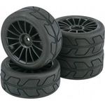 Reely 1: 10 Közúti modell Komplett kerék Speed 15 küllős Fekete 4 db fotó
