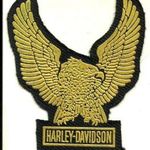 Felvarró - HARLEY-DAVIDSON (Mérete : 8x9 cm) = (01) fotó