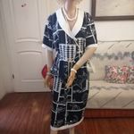Elegáns vékony könnyű lenge nyári kiskosztüm 44 42 110 mell szoknya derék 93 hossz 71 emporium fotó