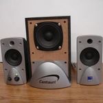 Centauri SL-8200 Multmedia Speaker System retró PC hangfal aktív hangszóró 2.1 fotó