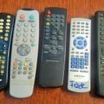 TV televízió DVD lejátszó beltéri egység távirányító UNIVERZÁLIS ORION SONY LG JVC PHILIPS 13 db fotó