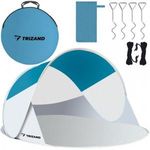 POP-UP strandsátor 220x120x90cm - türkiz - szürke fotó