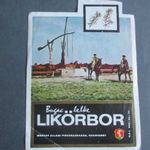 Boros címke: Bugac lelke likőrbor (Kecskemét) - magyaros címke fotó