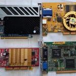 Hibás MSI MATROX GIGABYTE Nvidia videókártyák AGP PCI PCI-E fotó