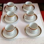 HOLLÓHÁZI PORCELÁN KÁVÉS KÉSZLET fotó