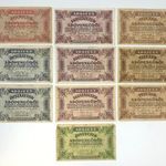 10db Adójegy, Adópengő több címletben 1946.05.25./1946.05.28. 1FT NMÁ fotó