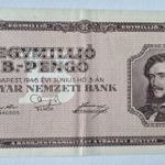 Egymillió B.-Pengő, 1946, Szép állapotban fotó