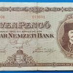 1945 -ös 50 Pengő Bankó Rákóczi Ferenc portréjával !!! F+ (L2104) fotó