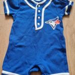 Toronto Blue Jays MLB baseball baba kisfiú rövidujjú pamutbody 6 hó 62-68 fotó