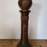 Zsolnay Pirogránit Rózsás Posztamens, virágtartó! fotó