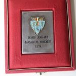 Brandi Jenő - Olimpiai bajnok vizilabdázó / 1936 / társadalmi munkáért kapott kitüntetése / 1974 / . fotó