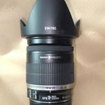 Canon EFS 18-200 F/3.5-5.6 IS objektív, + napellenző, + uv szűrő, +CPL szűrő hibátlan állapotban fotó
