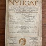 Folyóirat. Nyugat. 1928 junius 1. A címlapon Móricz Zsigmond aláírásával. fotó