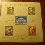 Thüringen használatlan** blokk 1946 MI Bl.3 B kat.ár minimum 80 euro /leírás/ fotó